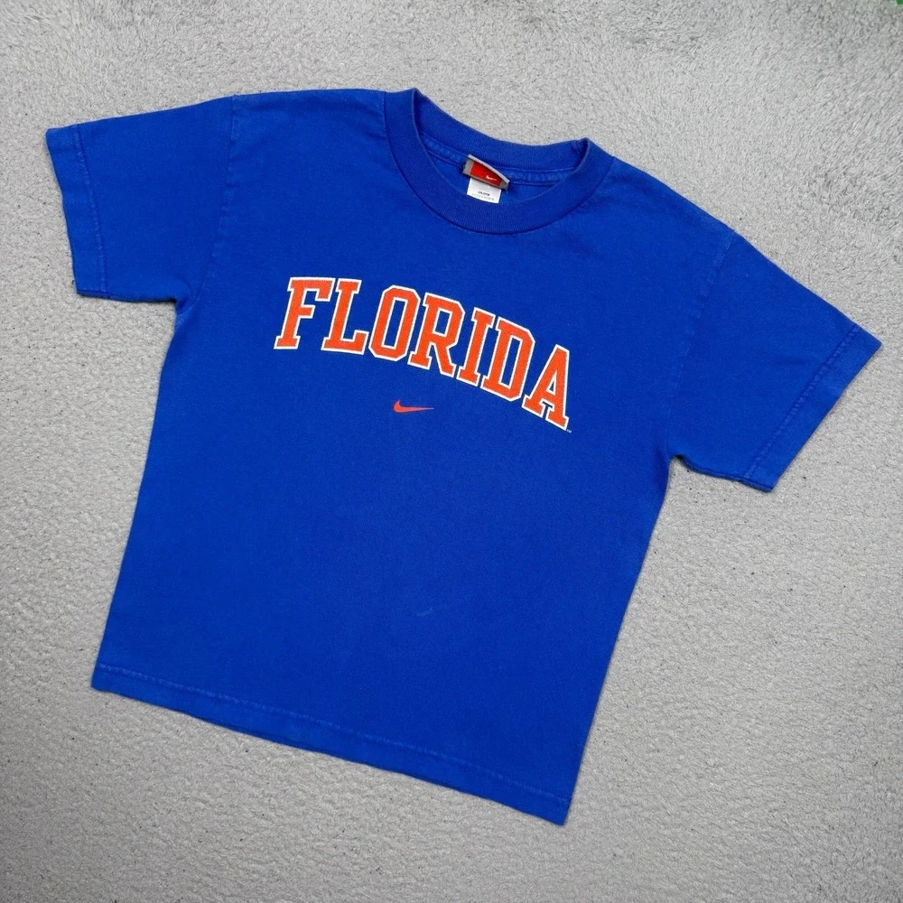 Kids Vintage Y2K Nike Florida Gators Center Swoosh T-shirt